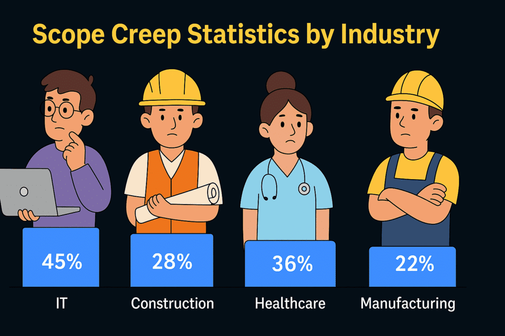 scope creep statistics by industry