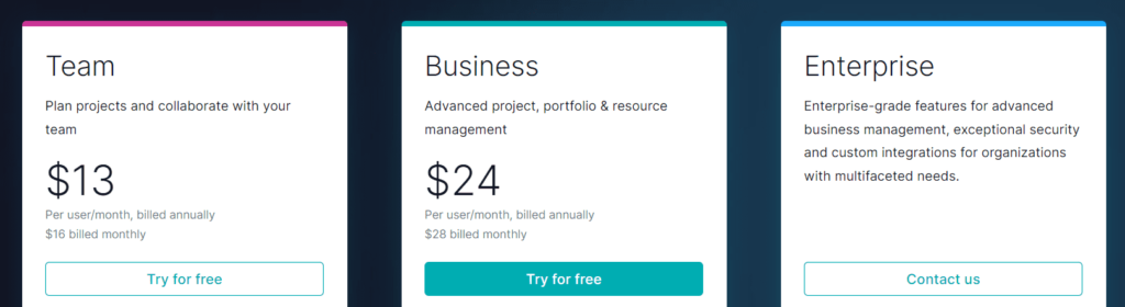 10. projectmanager.com pricing