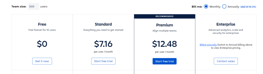 9. jira pricing