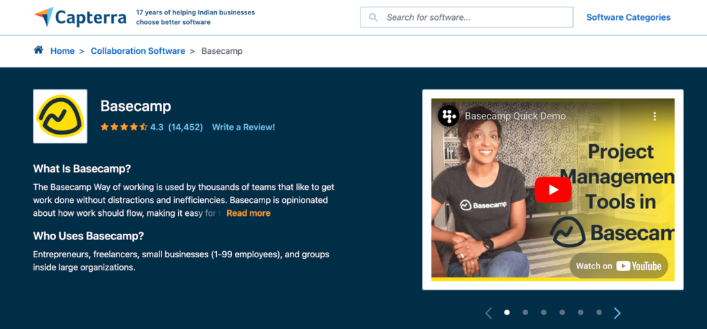 basecamp rating