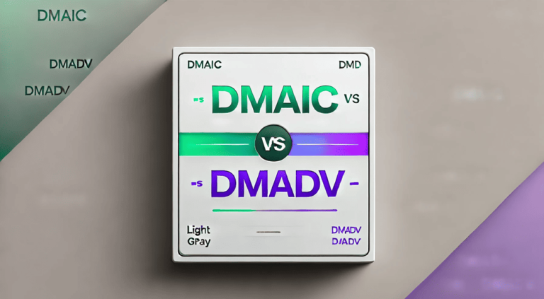 dmaic vs dmadv