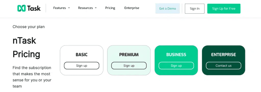 ntask pricing 2