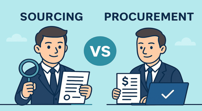 sourcing vs procurement