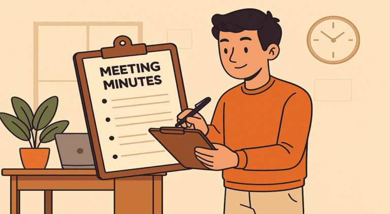 meeting minutes template