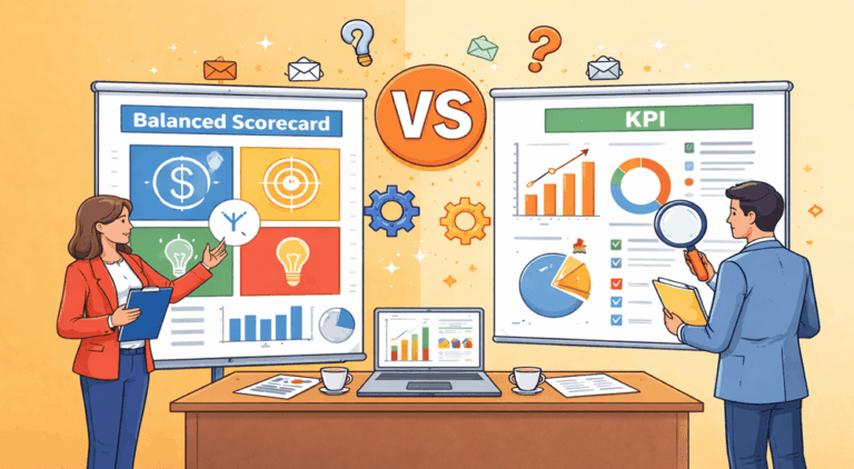 balanced scorecard vs kpi
