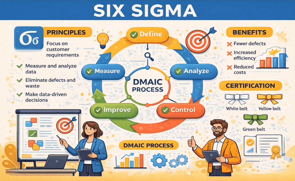 infographic explaining six sigma