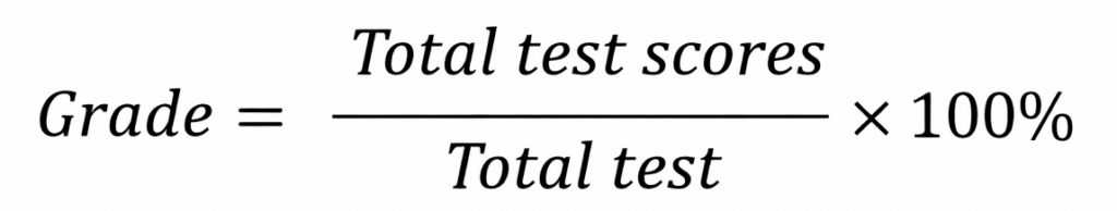 Grade Calculation Formula