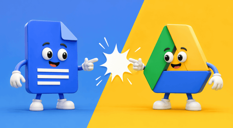 google docs vs google drive